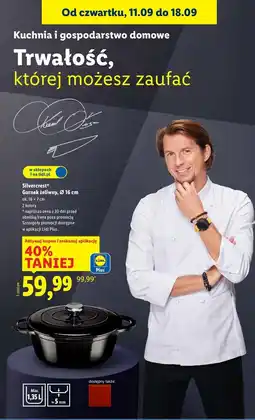 Lidl Garnek żeliwny 16 cm Silvercrest oferta
