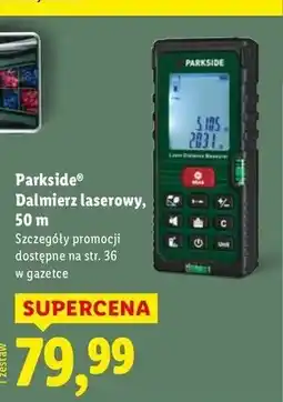 Lidl Dalmierz laserowy 50 m Parkside oferta