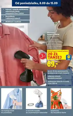 Lidl Parownica 1400 w Silvercrest oferta