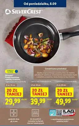 Lidl Patelnia ceramiczna 28 cm Silvercrest oferta
