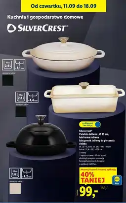 Lidl Garnek żeliwny do pieczenia chleba Silvercrest oferta