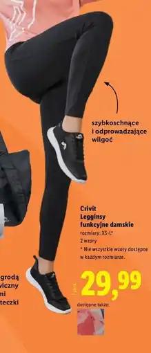 Lidl Legginsy damskie xs-l Crivit oferta