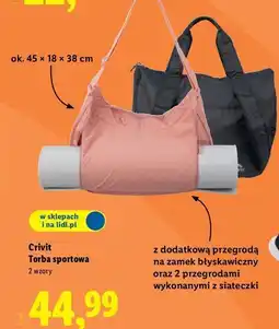 Lidl Torba sportowa Crivit oferta