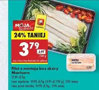 Biedronka Mintaj filet bez skóry Marinero oferta