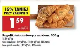 Biedronka Rogal z makiem oferta