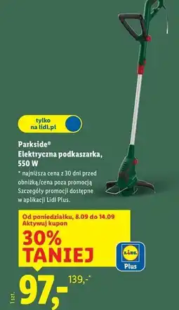Lidl Podkaszarka elektryczna 550w Parkside oferta