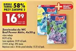 Biedronka Kostka do wc 4 function lavender + pine Bref Power Aktiv oferta