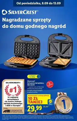 Lidl Gofrownica Silvercrest oferta