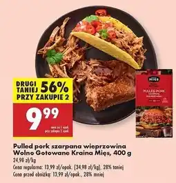 Biedronka Pulled pork wolno gotowane Kraina Mięs oferta