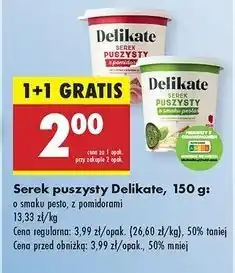 Biedronka Serek puszysty z pomidorami Delikate oferta