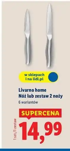 Lidl Nóż Livarno Home oferta