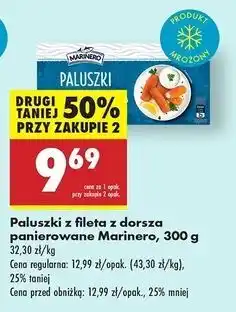 Biedronka Paluszki z fileta dorsza panierowane Marinero oferta