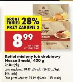 Biedronka Kotlet drobiowy z marchewką i groszkiem puree ziemniaczanym Nasze Smaki oferta