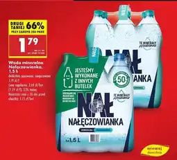 Biedronka Woda delikatnie gazowana Nałęczowianka oferta