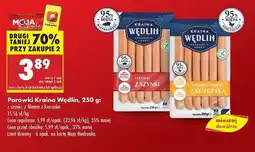 Biedronka Parówki z filetem kurczaka Kraina Wędlin oferta