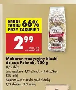 Biedronka Makaron kluski 4-jajeczny Polmak oferta