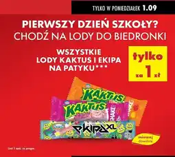 Biedronka Lód cytrynowy Koral Ekipa oferta