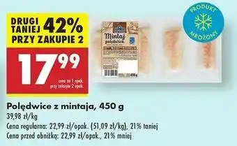 Biedronka Polędwice z mintaja Family Fish oferta