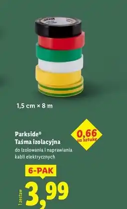 Lidl Taśmy izolacyjne 1.5 cm x 8 m Parkside oferta