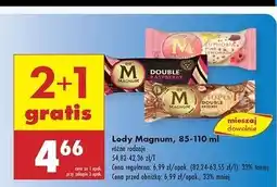 Biedronka Lód hazelnut w białej czekoladzie Algida Magnum Double oferta