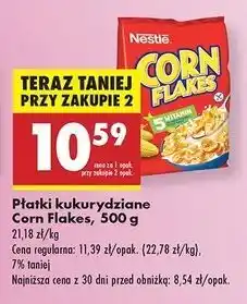 Biedronka Płatki śniadaniowe Corn Flakes (Nestle) oferta