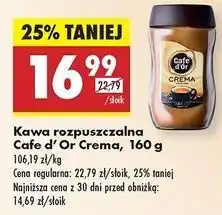 Biedronka Kawa Cafe D'or Crema oferta