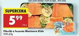 Biedronka Fileciki z łososia Marinero Kids oferta