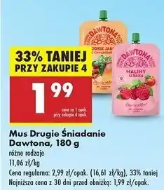 Biedronka Mus słodkie jabłka z cynamonem Dawtona oferta