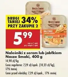 Biedronka Nalesniki z jabłkami Nasze Smaki oferta