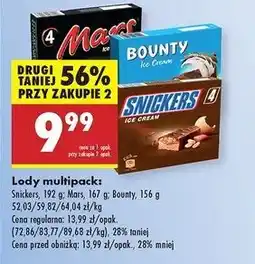 Biedronka Baton lodowy Mars Ice Cream oferta