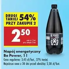Biedronka Napój energetyczny classic Be Power oferta