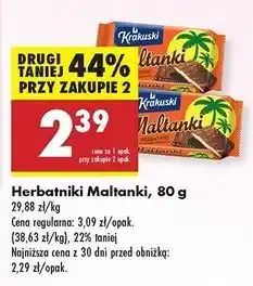 Biedronka Herbatniki Krakuski Maltanki oferta