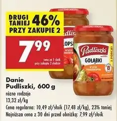 Biedronka Gołąbki w sosie pomidorowym Pudliszki oferta