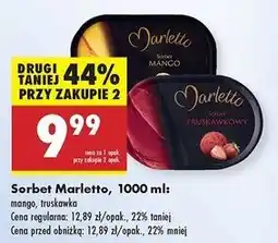 Biedronka Sorbet truskawkowy Marletto oferta