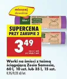 Biedronka Worki na smieci 35 l Zosia Samosia oferta