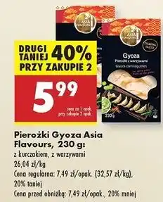 Biedronka Pierożki gyoza z warzywami Asia Flavours oferta