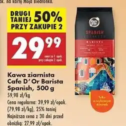Biedronka Kawa spanish espresso Cafe D'or Barista oferta