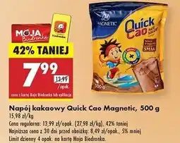 Biedronka Napój kakaowy Magnetic Quickcao oferta
