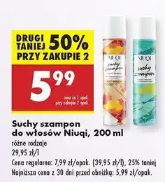 Biedronka Suchy szampon original Niuqi oferta