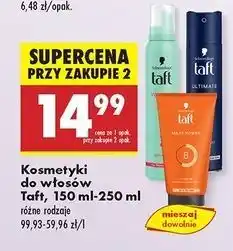 Biedronka Żel do włosów Taft Looks Maxx Power oferta