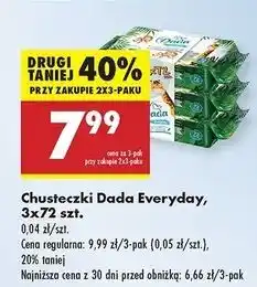 Biedronka Chusteczki rumianek i alantoina Dada Everyday oferta