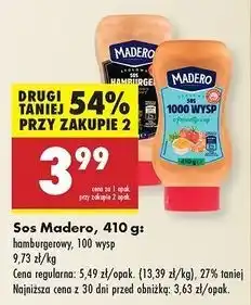 Biedronka Sos 1000 wysp Madero oferta