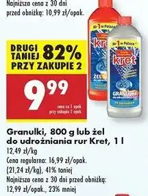 Biedronka Żel do udrożniania rur Kret oferta