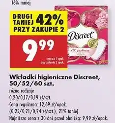 Biedronka Wkładki normal Discreet oferta