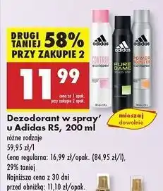 Biedronka Dezodorant Adidas Power Booster oferta