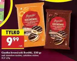 Biedronka Ciastka mafijne o smaku śmietankowo-cytrynowym Bonitki oferta
