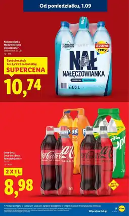 Lidl Woda niegazowana Nałęczowianka oferta