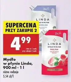 Biedronka Mydło w płynie bawełna Linda oferta