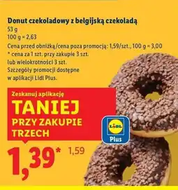 Lidl Donut czekoladowy z posypką oferta