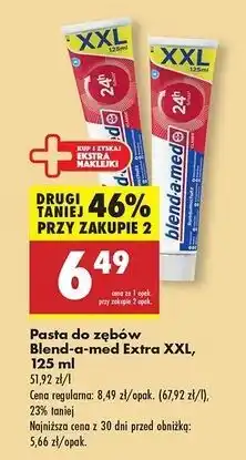 Biedronka Pasta do zębów 24h Blend-A-Med oferta